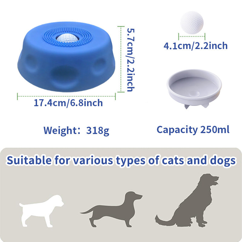 Pet licking bowl